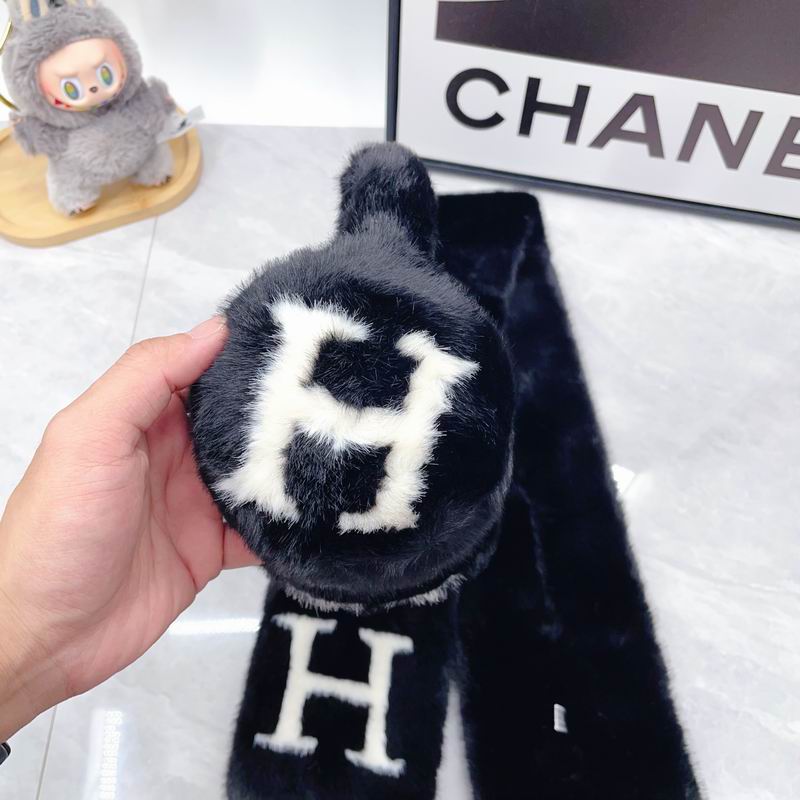Hermes scarf earmuff dx (140)