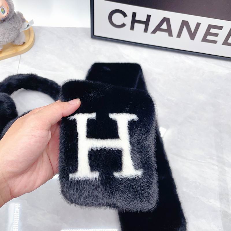 Hermes scarf earmuff dx (142)