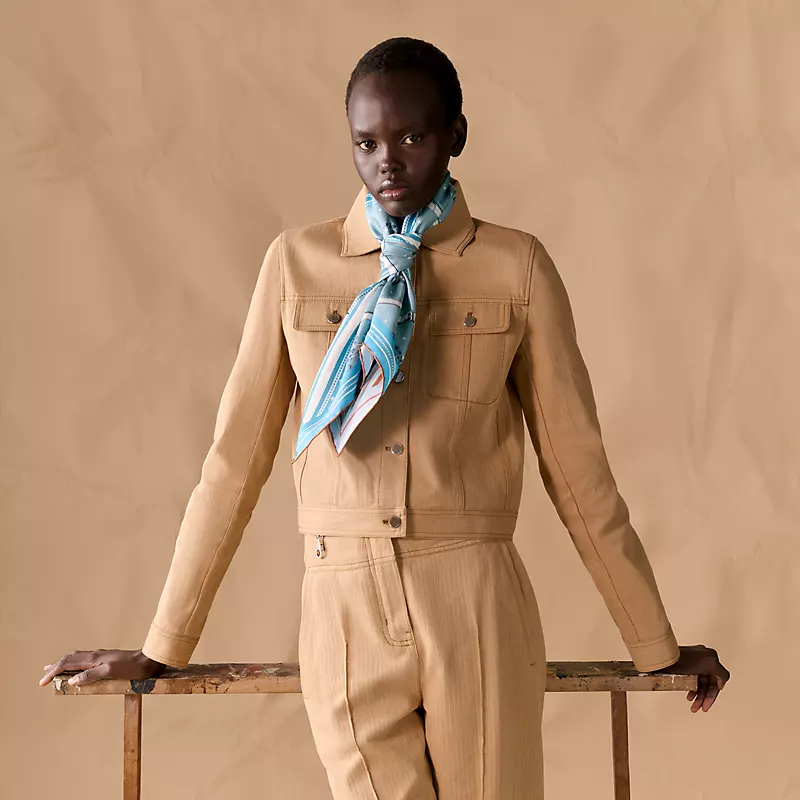 Hermes silk Scarf 90X90cm E10 (22)