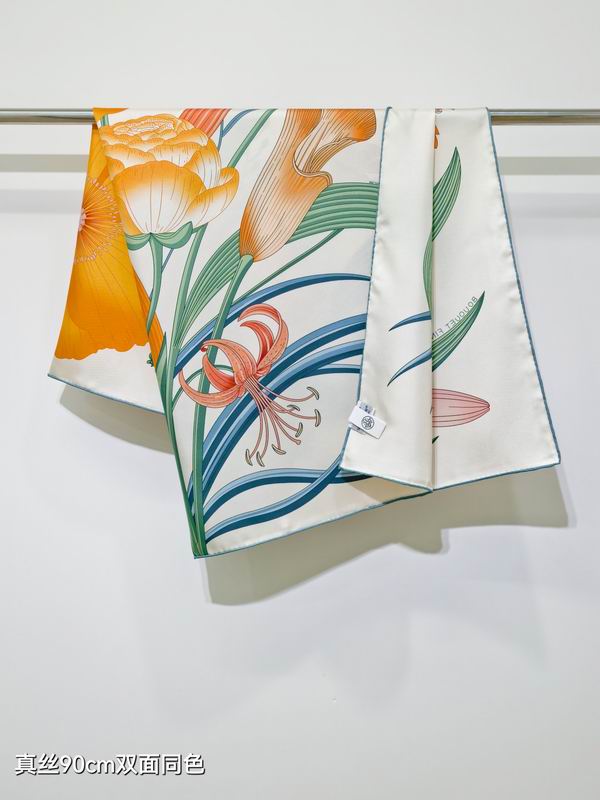 Hermes silk Scarf 90X90cm E22 (31)