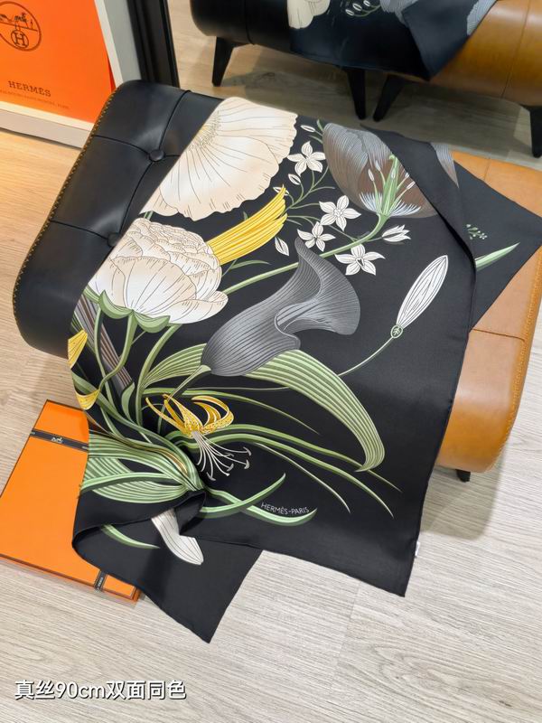 Hermes silk Scarf 90X90cm E22 (6)