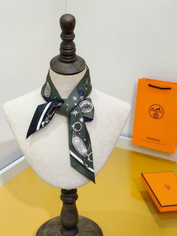 Hermes silk ribbon 5X86cm E01 (11)