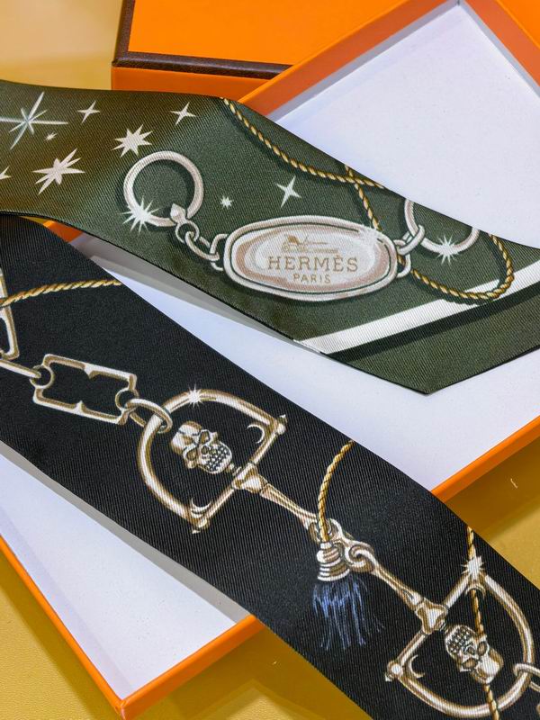 Hermes silk ribbon 5X86cm E01 (13)
