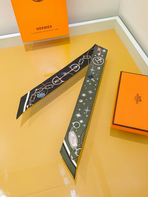 Hermes silk ribbon 5X86cm E01 (16)