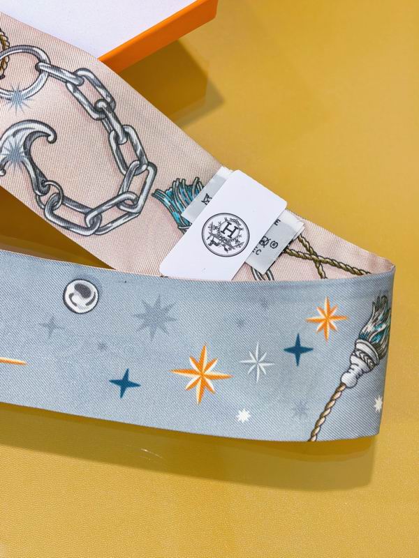 Hermes silk ribbon 5X86cm E01 (23)