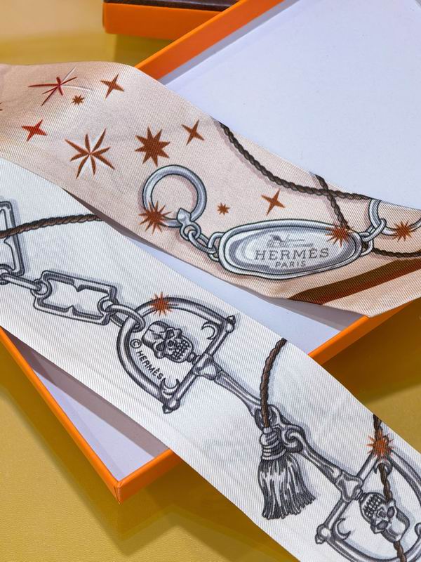 Hermes silk ribbon 5X86cm E01 (31)