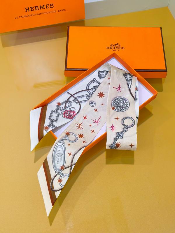 Hermes silk ribbon 5X86cm E01 (33)