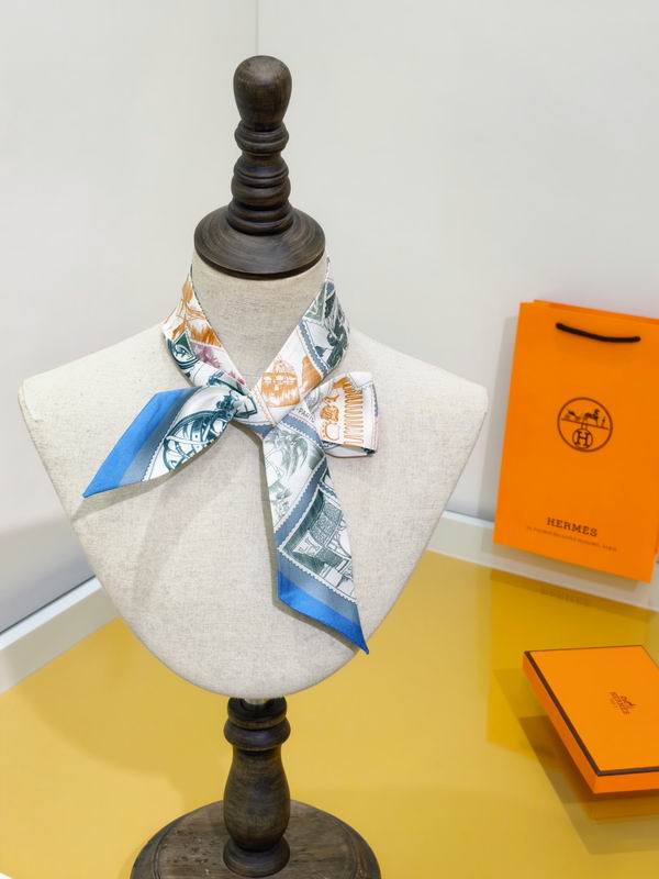 Hermes silk ribbon 5X86cm E02 (11)