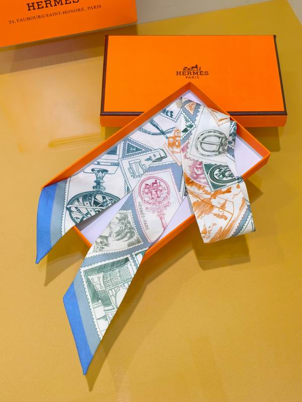 Hermes silk ribbon 5X86cm E02 (15)