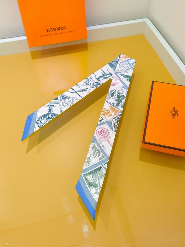 Hermes silk ribbon 5X86cm E02 (16)