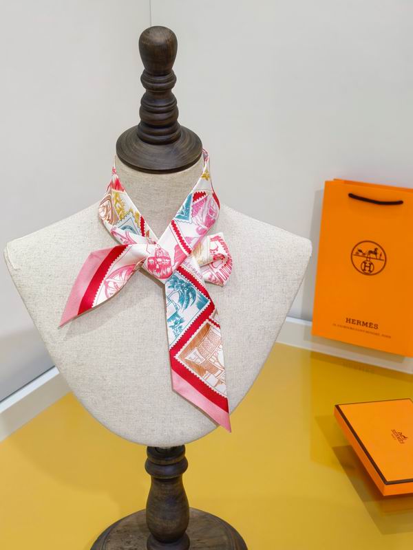 Hermes silk ribbon 5X86cm E02 (2)