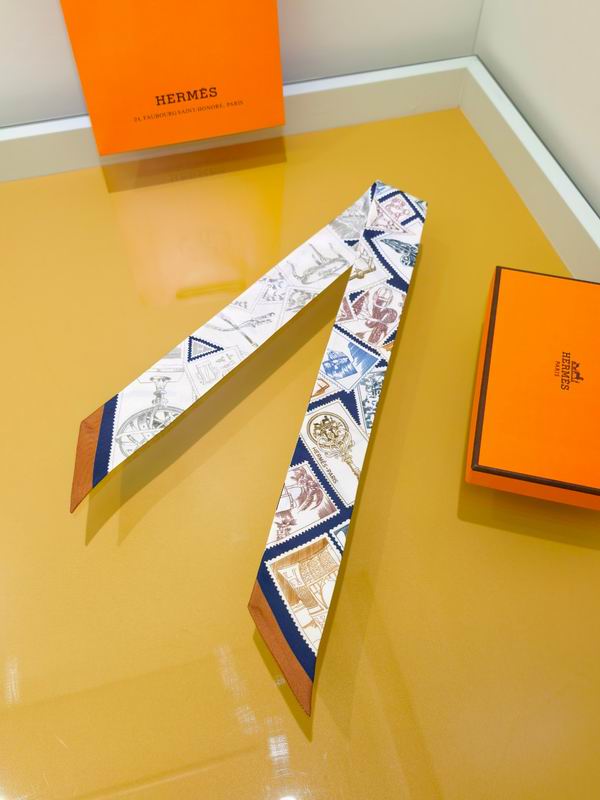 Hermes silk ribbon 5X86cm E02 (25)