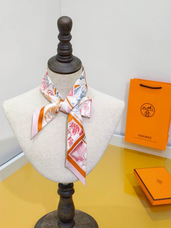 Hermes silk ribbon 5X86cm E02 (29)