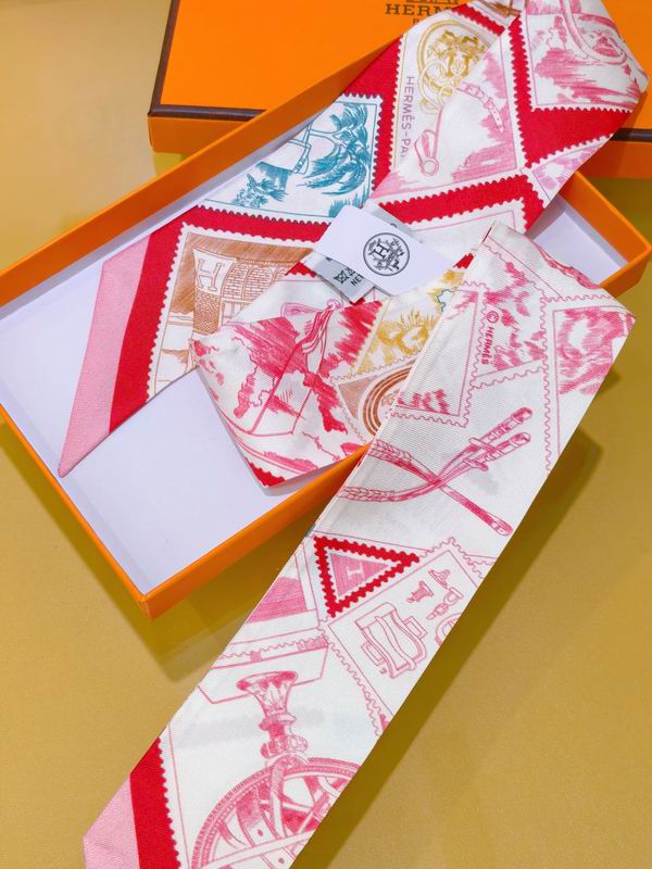 Hermes silk ribbon 5X86cm E02 (3)