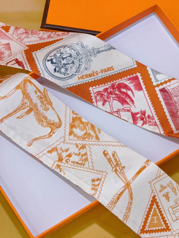 Hermes silk ribbon 5X86cm E02 (31)