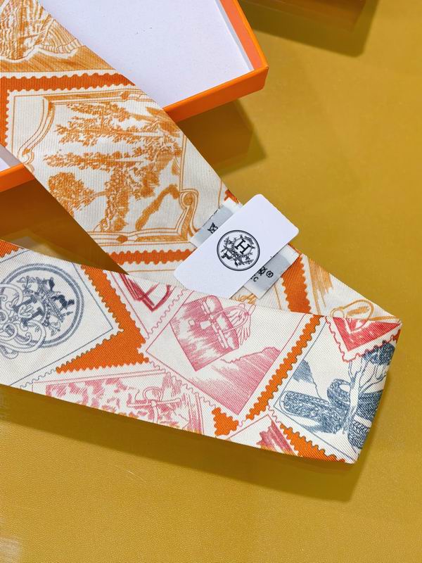 Hermes silk ribbon 5X86cm E02 (32)