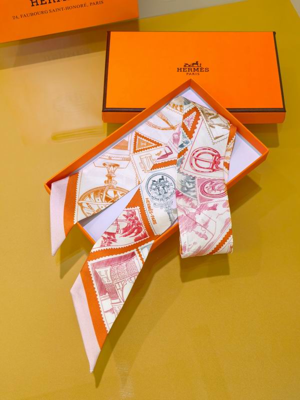 Hermes silk ribbon 5X86cm E02 (33)