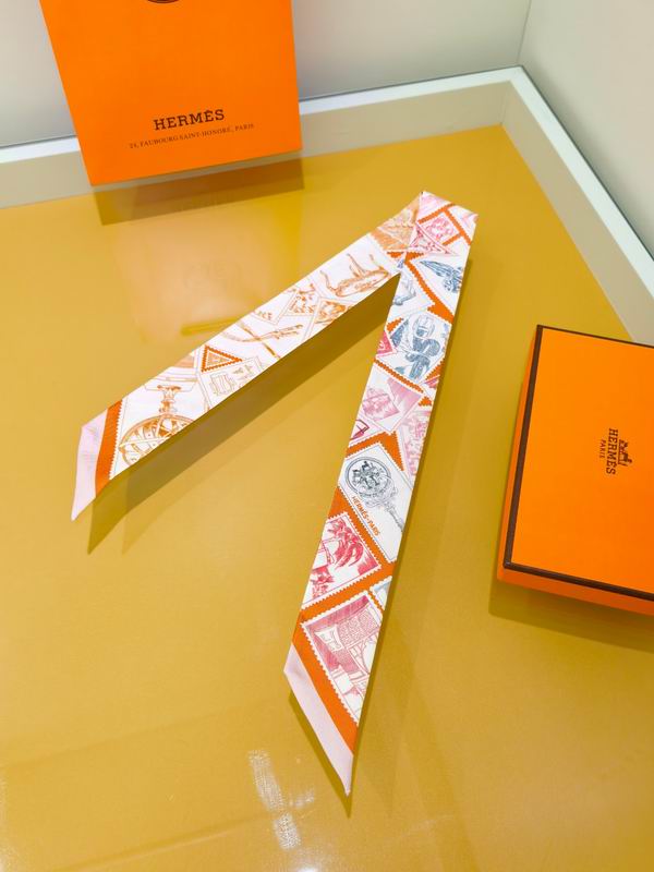 Hermes silk ribbon 5X86cm E02 (34)