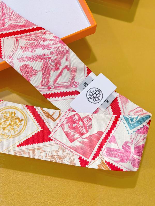 Hermes silk ribbon 5X86cm E02 (5)