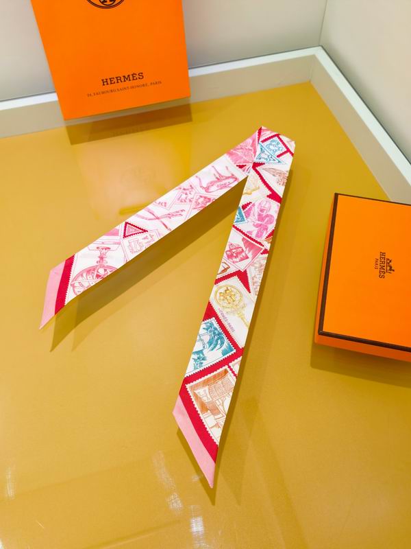 Hermes silk ribbon 5X86cm E02 (7)