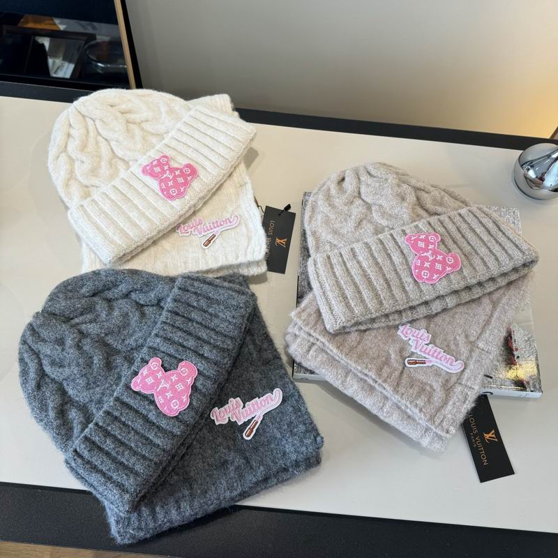 LV Scarf Hat (1)