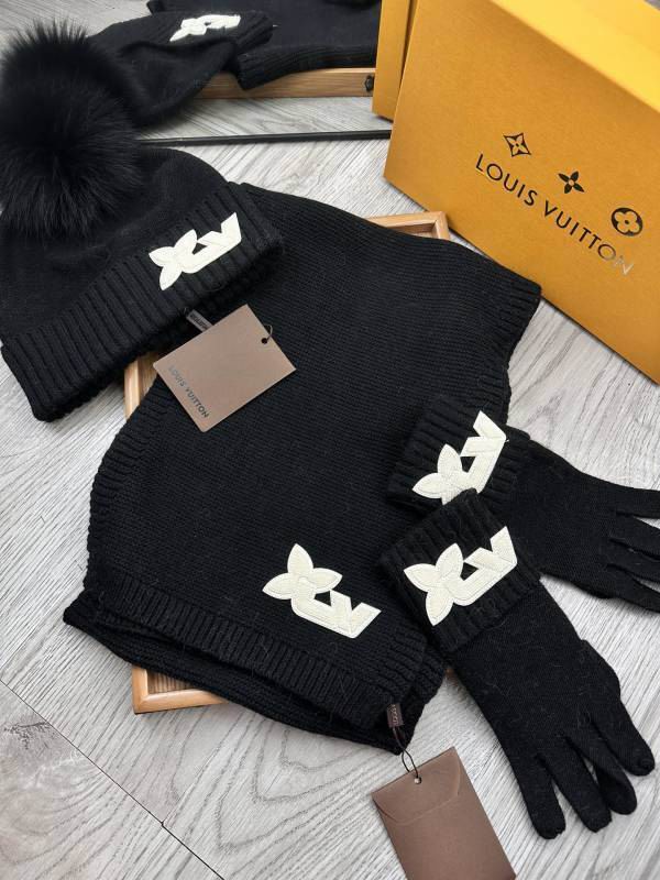 LV Scarf Hat Gloves hm (45)