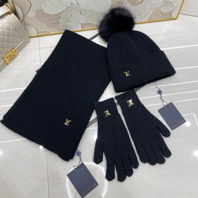LV Scarf Hat Gloves hm (58)