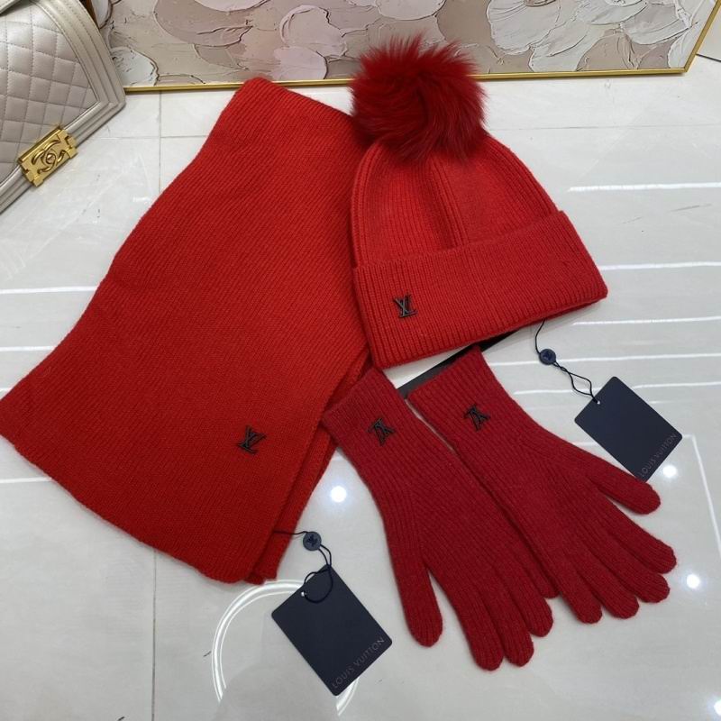 LV Scarf Hat Gloves hm (60)