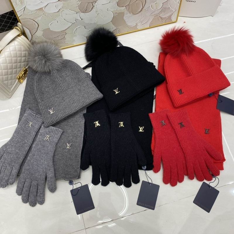 LV Scarf Hat Gloves hm (61)