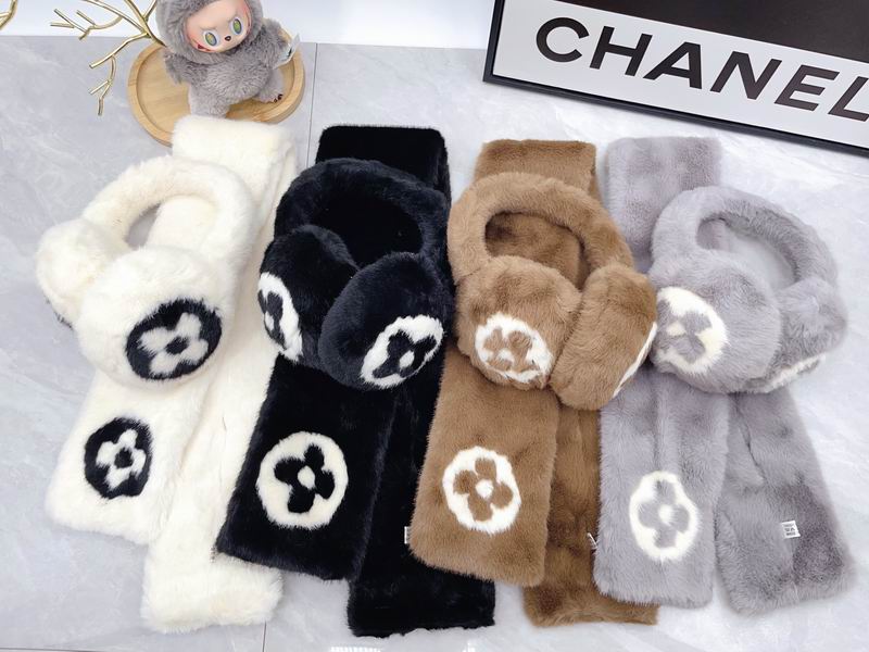 LV scarf earmuff dx (101)