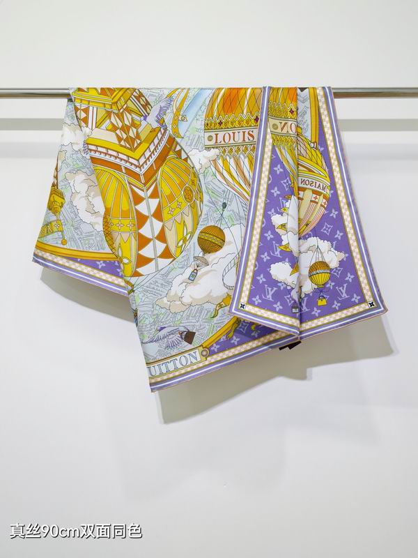 LV silk Scarf 90X90cm E04 (14)