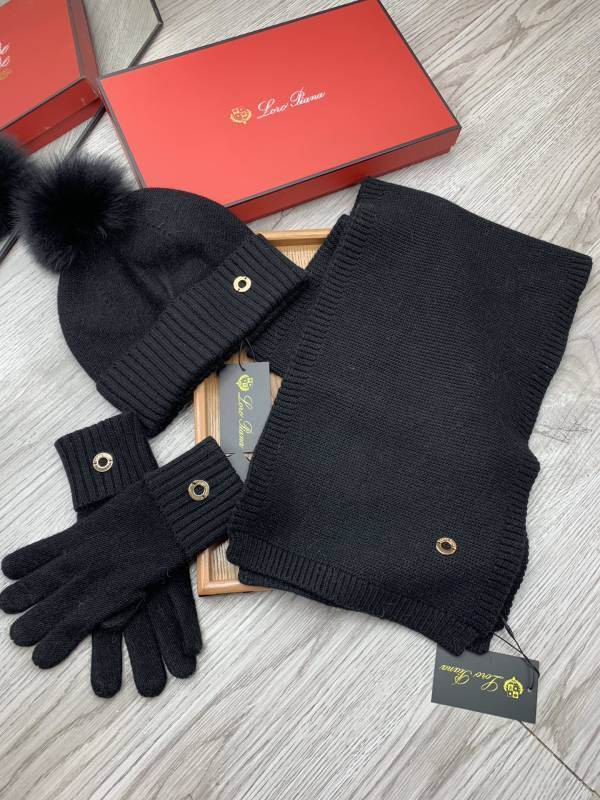 Loro Piana scarf hat Gloves hm (106)