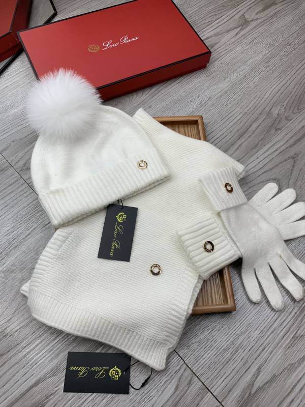 Loro Piana scarf hat Gloves hm (116)