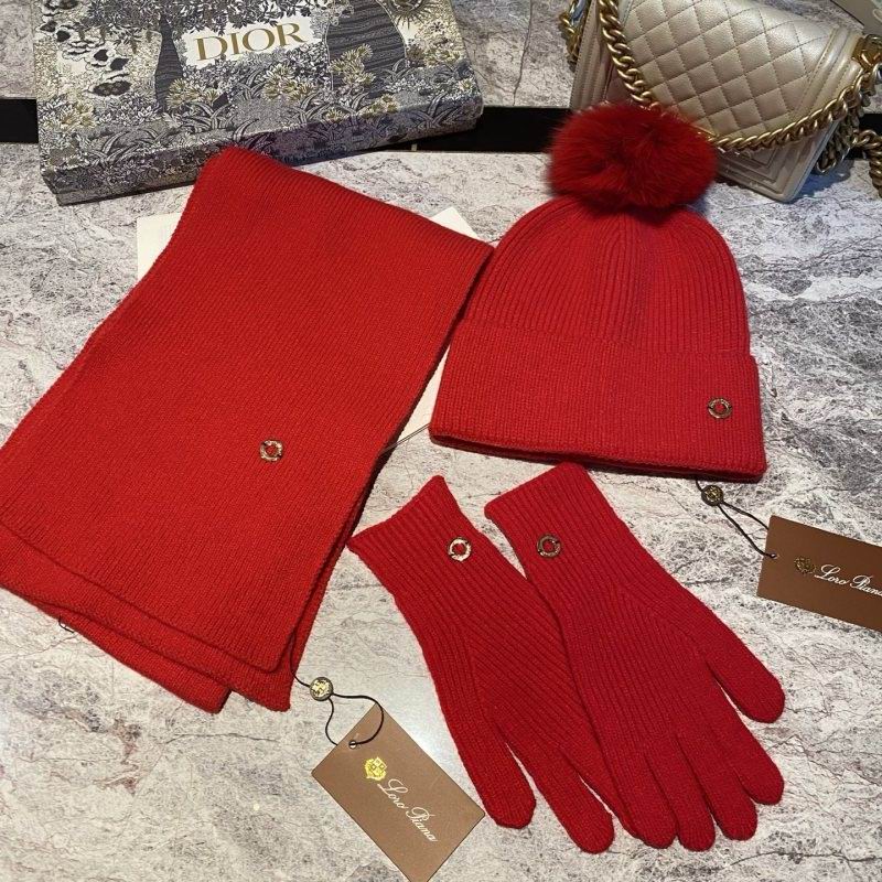 Loro Piana scarf hat Gloves hm (34)