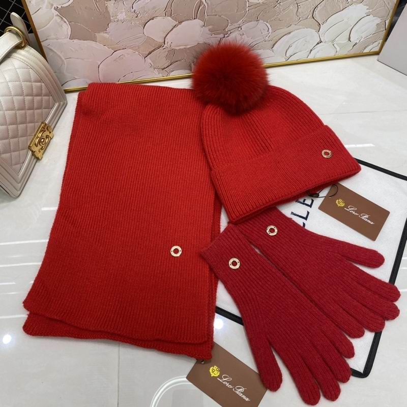 Loro Piana scarf hat Gloves hm (41)