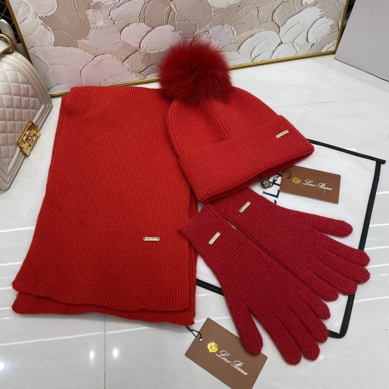 Loro Piana scarf hat Gloves hm (45)