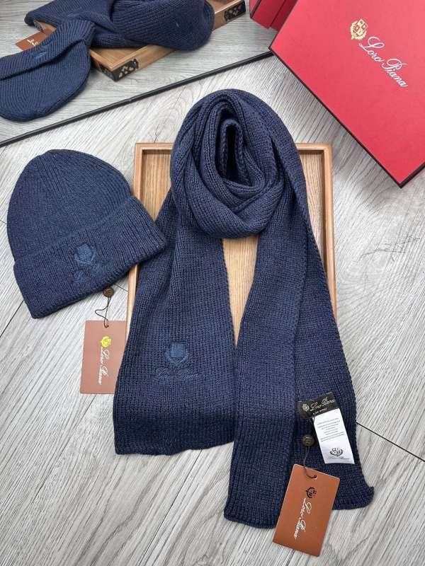 Loro Piana scarf hat hm (47)