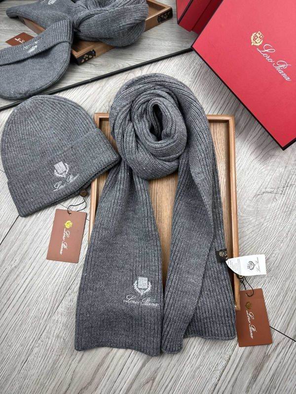 Loro Piana scarf hat hm (51)