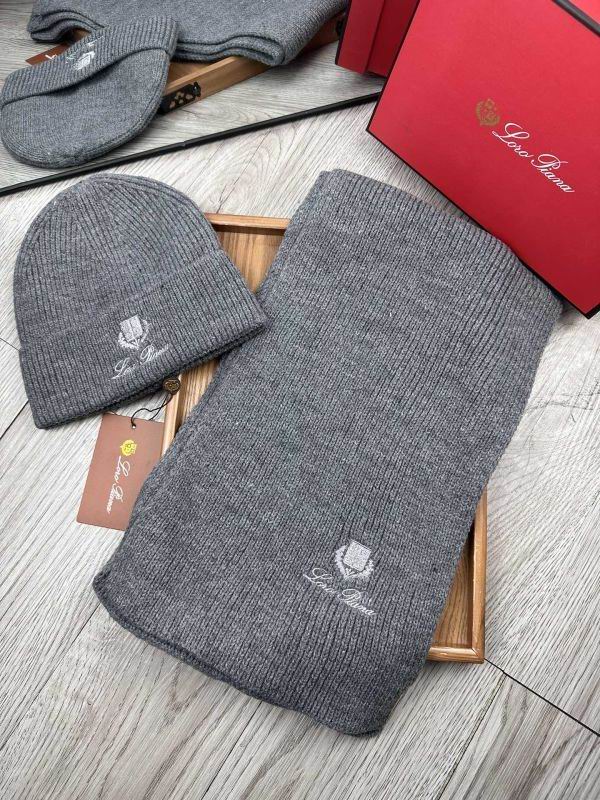 Loro Piana scarf hat hm (52)