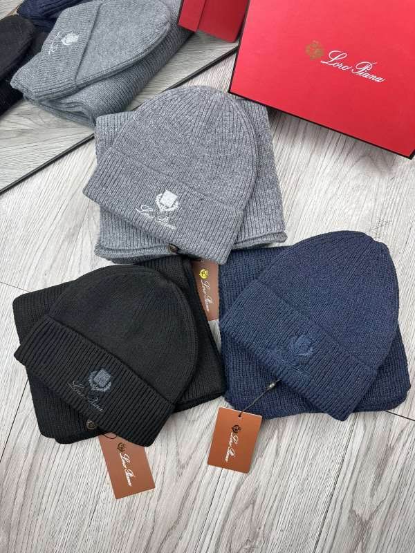 Loro Piana scarf hat hm (53)