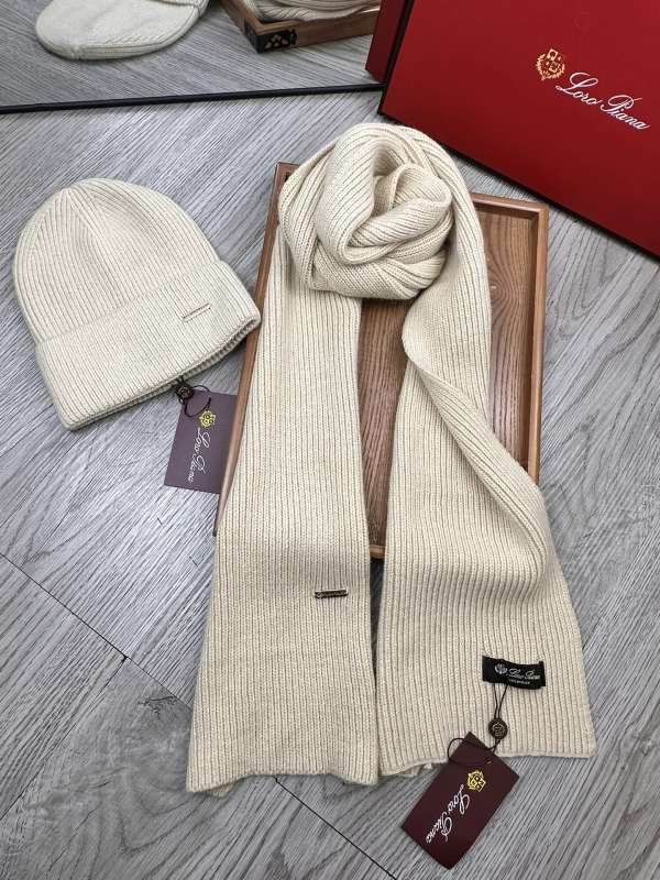 Loro Piana scarf hat hm (54)