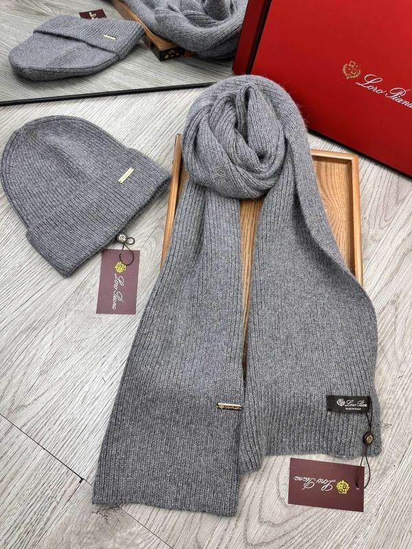 Loro Piana scarf hat hm (56)