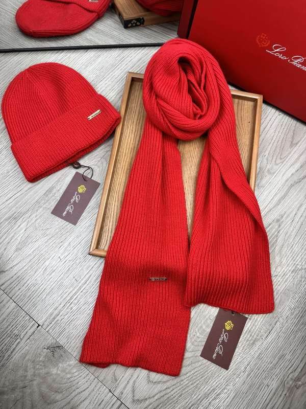 Loro Piana scarf hat hm (58)