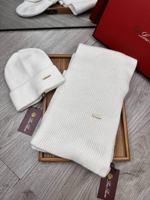 Loro Piana scarf hat hm (63)