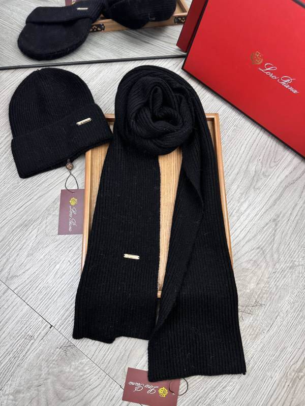 Loro Piana scarf hat hm (64)