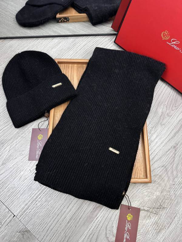Loro Piana scarf hat hm (65)