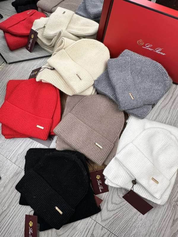 Loro Piana scarf hat hm (66)