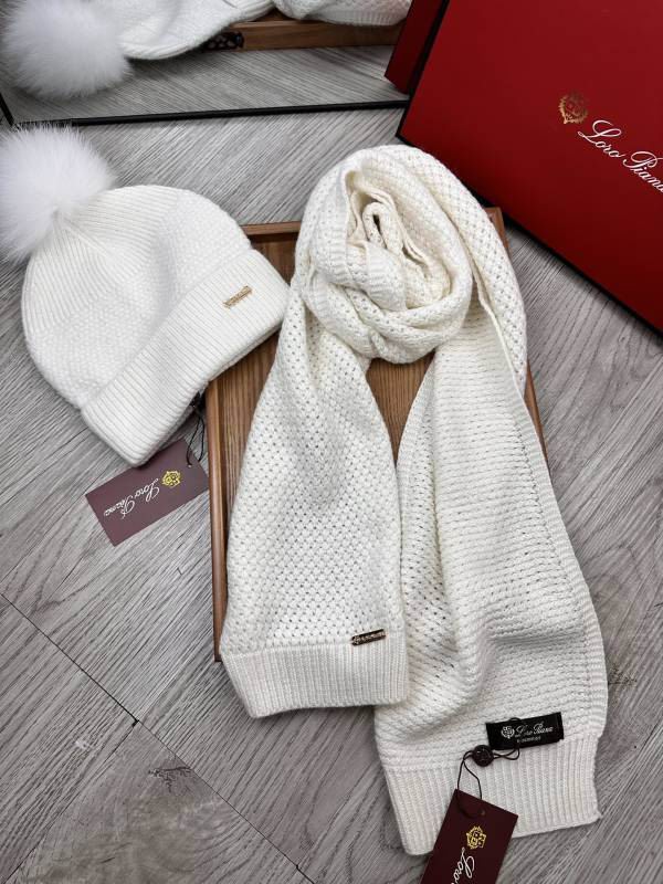 Loro Piana scarf hat hm (69)