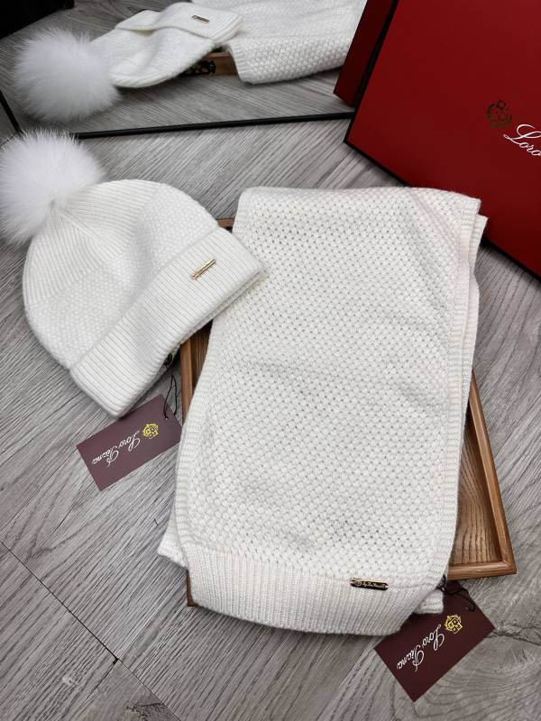 Loro Piana scarf hat hm (70)