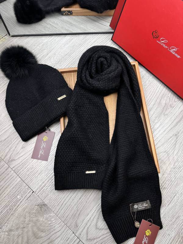 Loro Piana scarf hat hm (75)